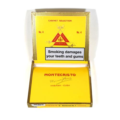Empty Montecristo No. 4 - 10 Capacity - Cigar Box